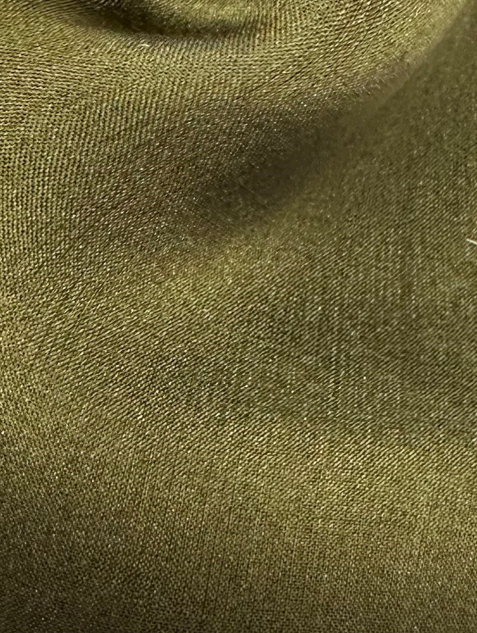 Khaki Silk Chiffon - Tempest