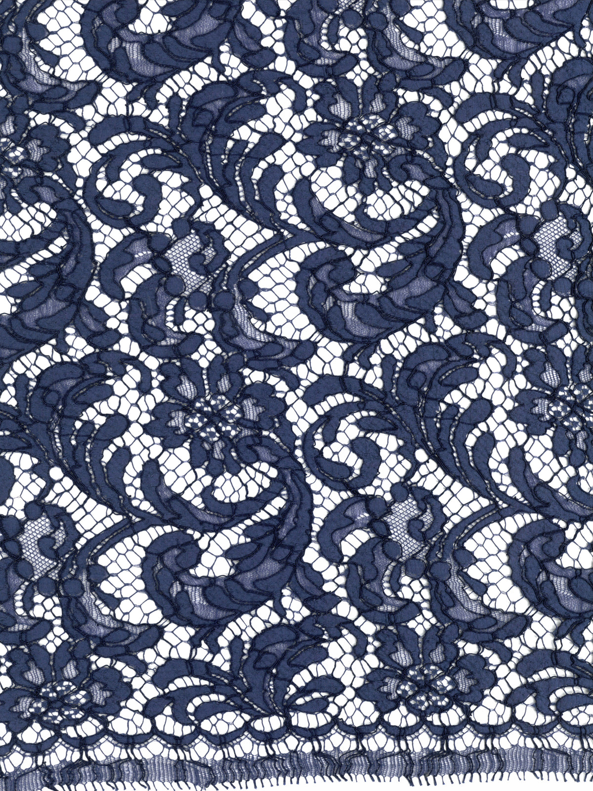 Electric Blue Eco French Corded Lace - LA4007