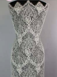 Ivory Corded Lace - LB2011