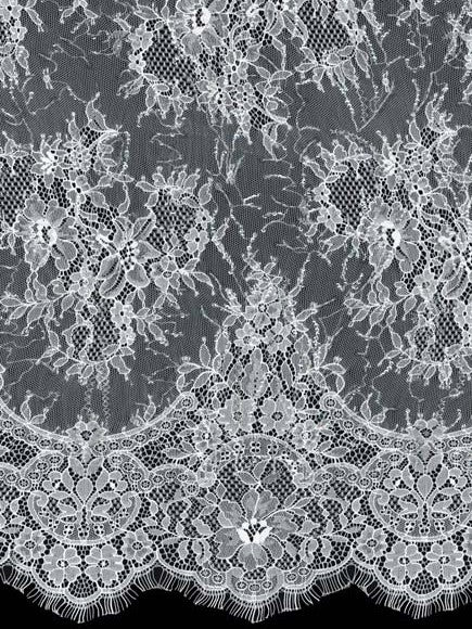 Ivory Sequin Lace - LB6002