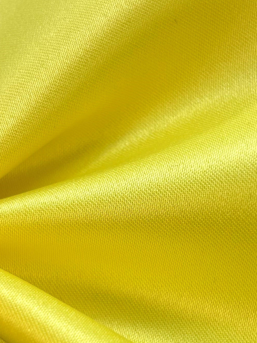 Lemon Polyester Satin - Majestic