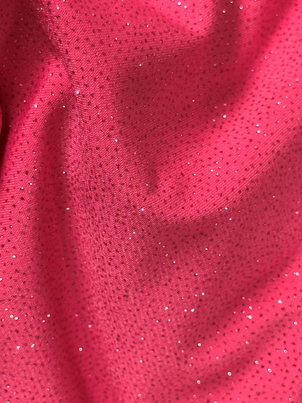 Light Pink Glitter Jersey Fabric - Daredevil