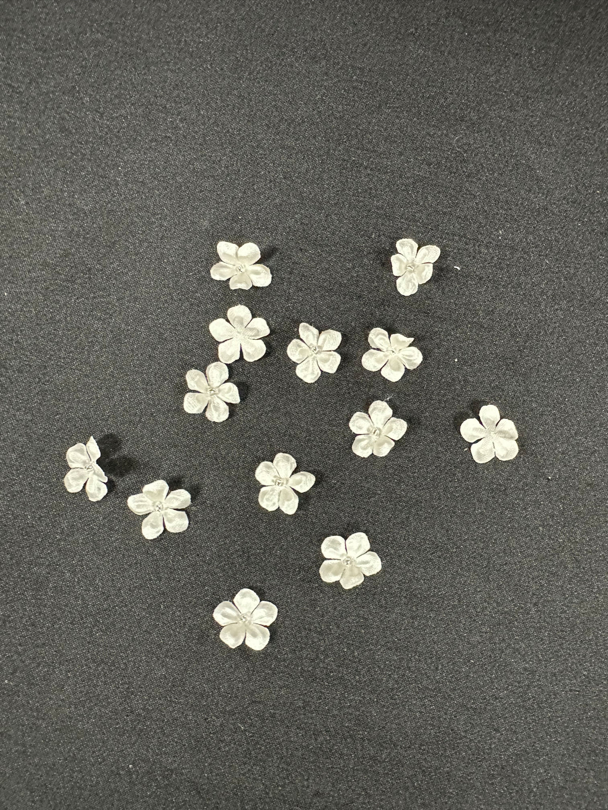 Ivory Satin Flowers - M14 (Bag of 144)