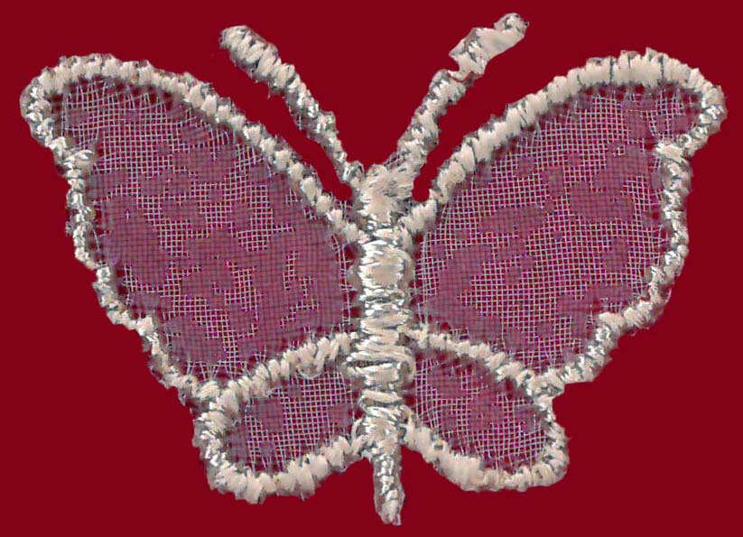 Coffee Butterfly Applique - M1