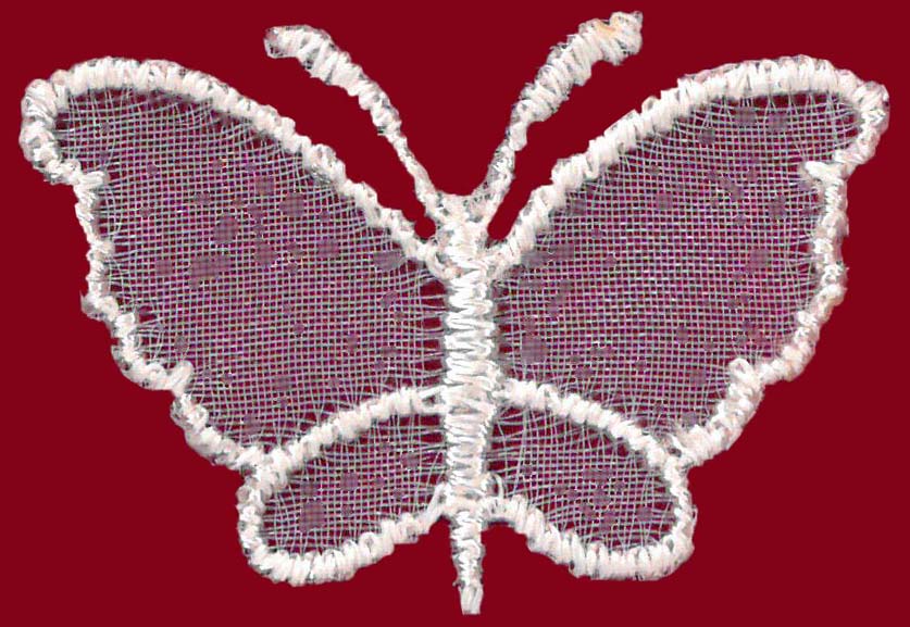 Pink Mist Butterfly Applique - M1
