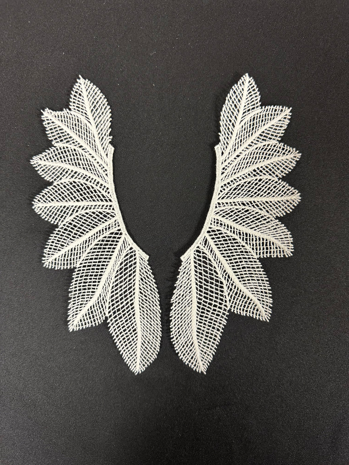 Ivory Embroidered Appliques - MT8008