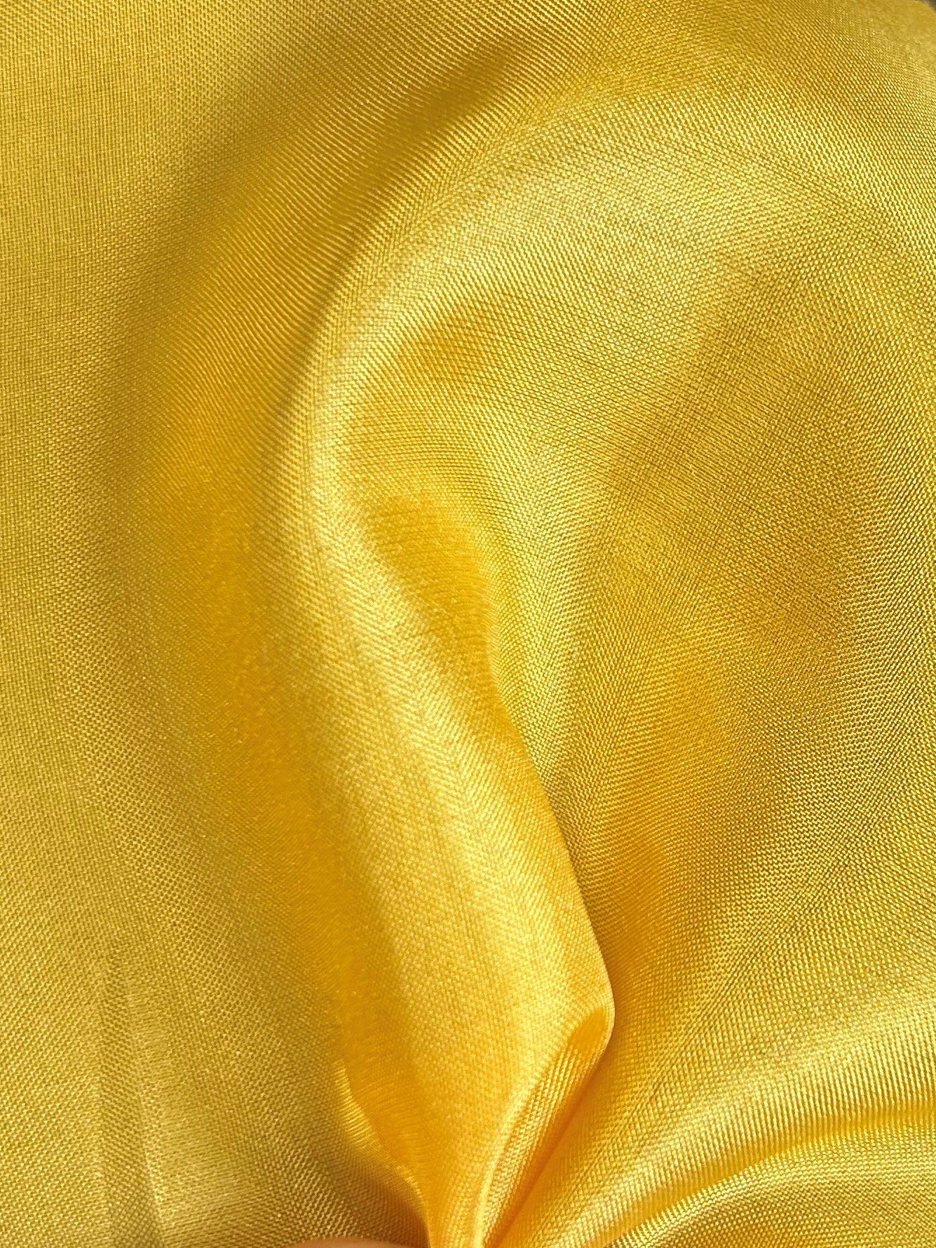Bright Yellow Silk Habotai Mosaic main image 1
