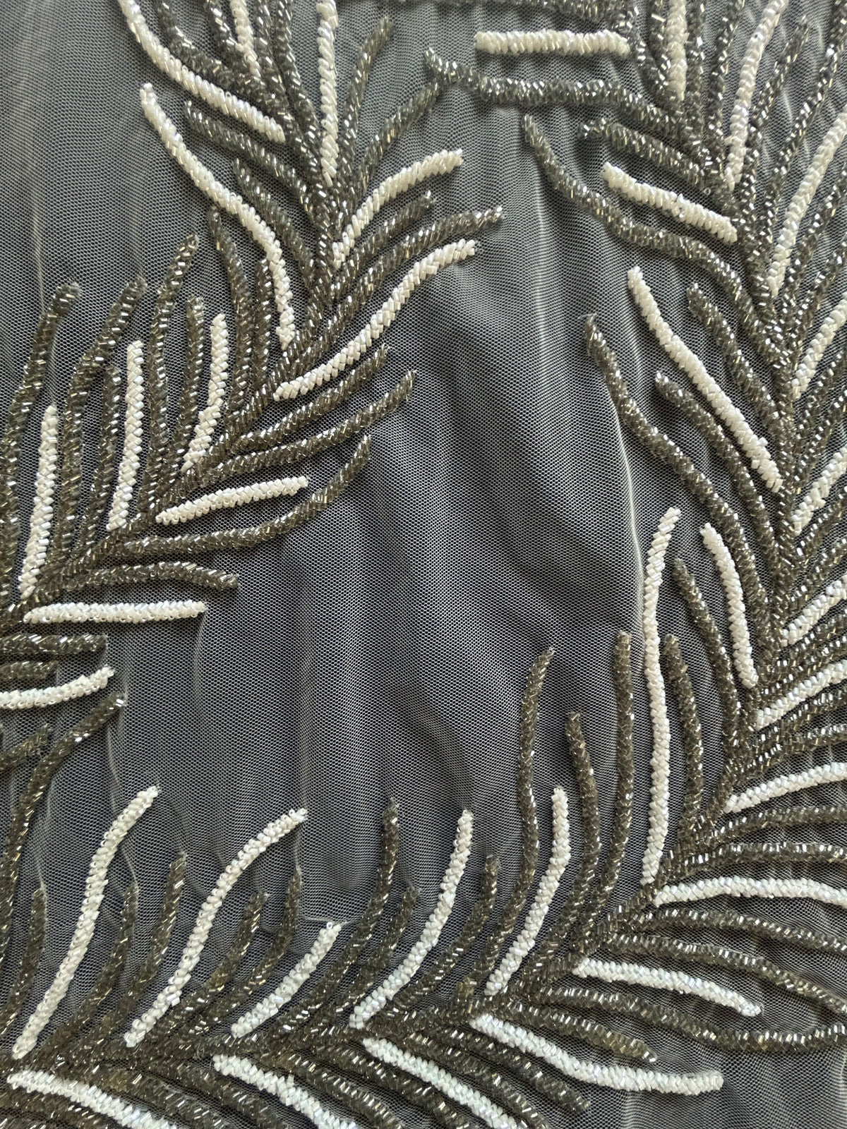 Ivory Beaded Lace - Maureen