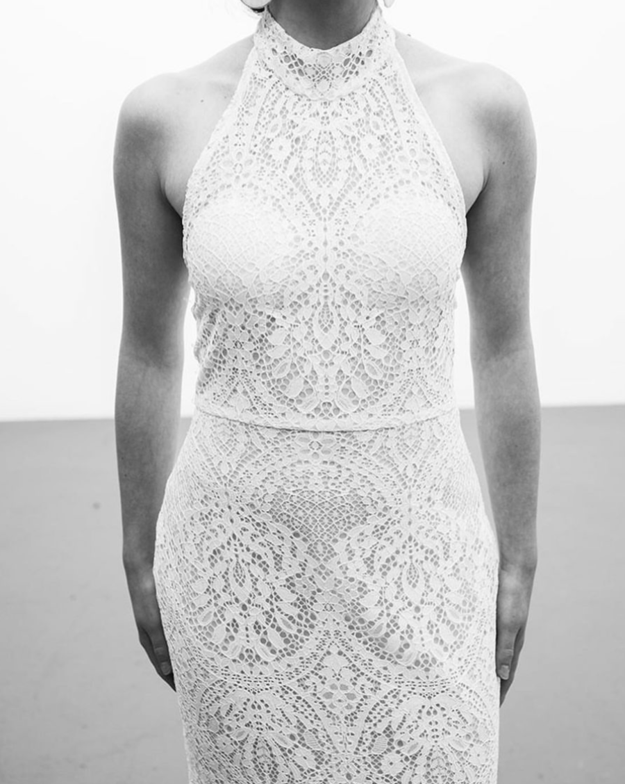 Ivory Raschel Lace - Felicidad