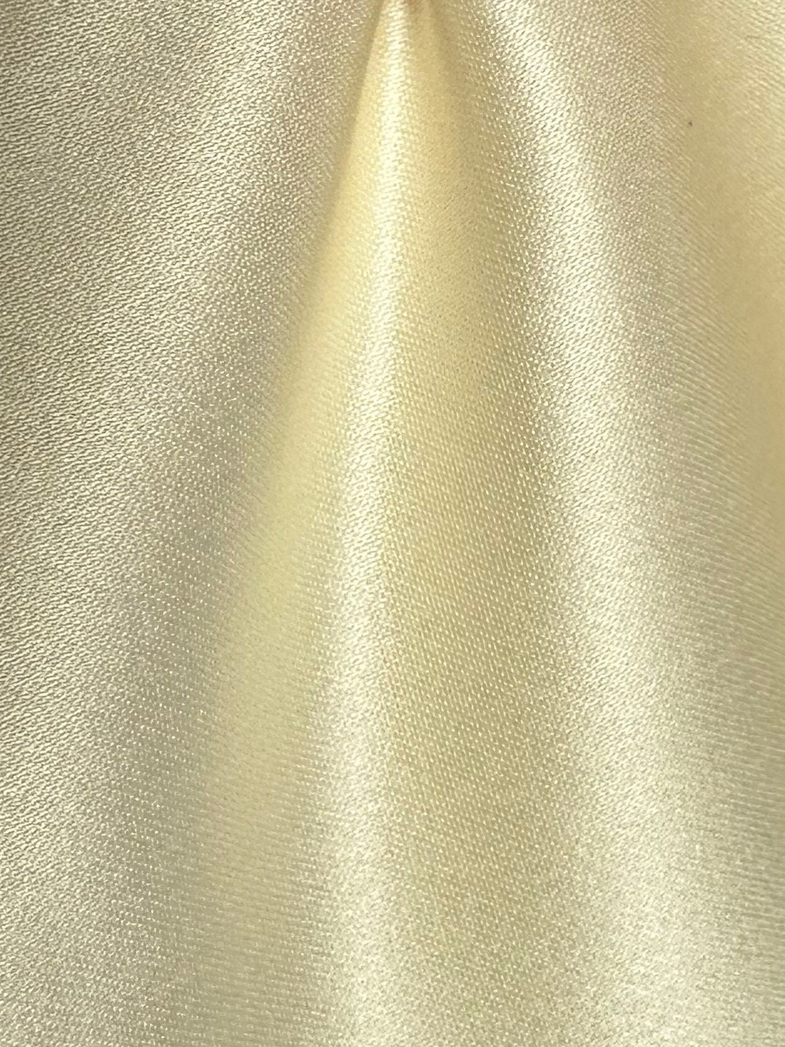 Mustard Polyester Satin - Classique