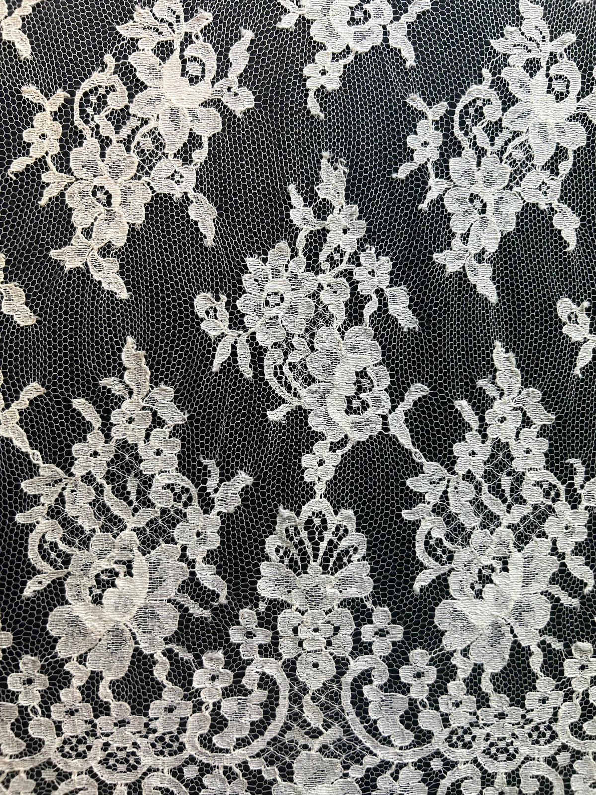 Ivory Chantilly Bridal Lace - Natasha