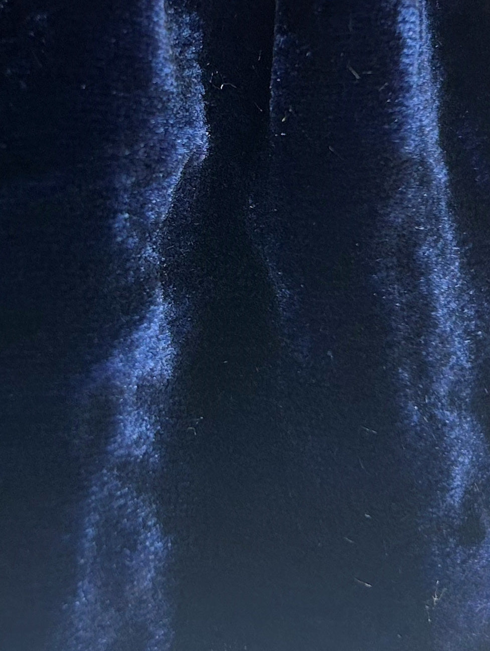 Navy Blue Silk Velvet - Vogue