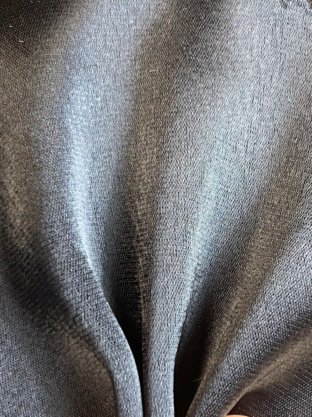 Navy Tri-Acetate Satin - Liberty