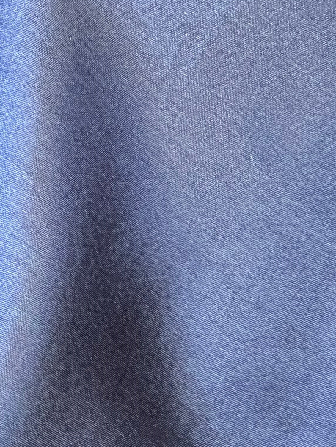 Navy Polyester Satin - Flamenco