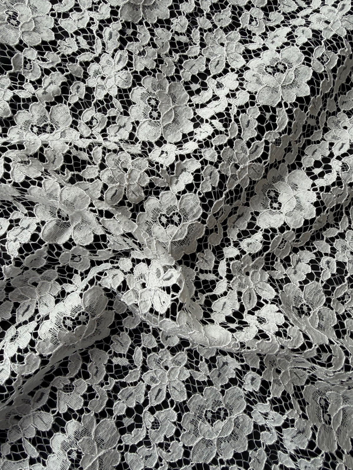 Ivory Corded Chantilly Lace - Norben
