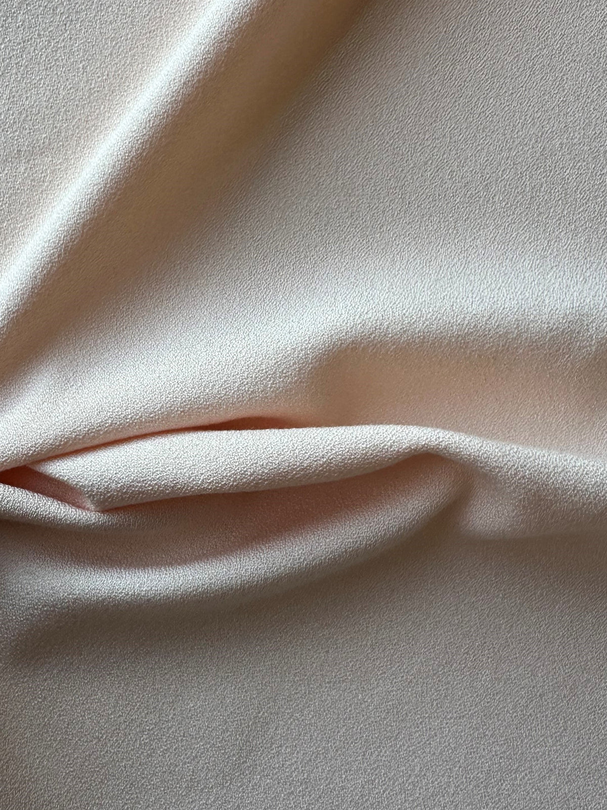 Nude Viscose Blend Stretch Crepe - Rainmaker
