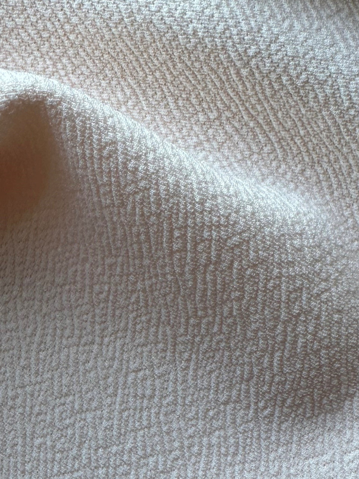 Nude Blush Stretch Polyester Heavy Crepe - Spain