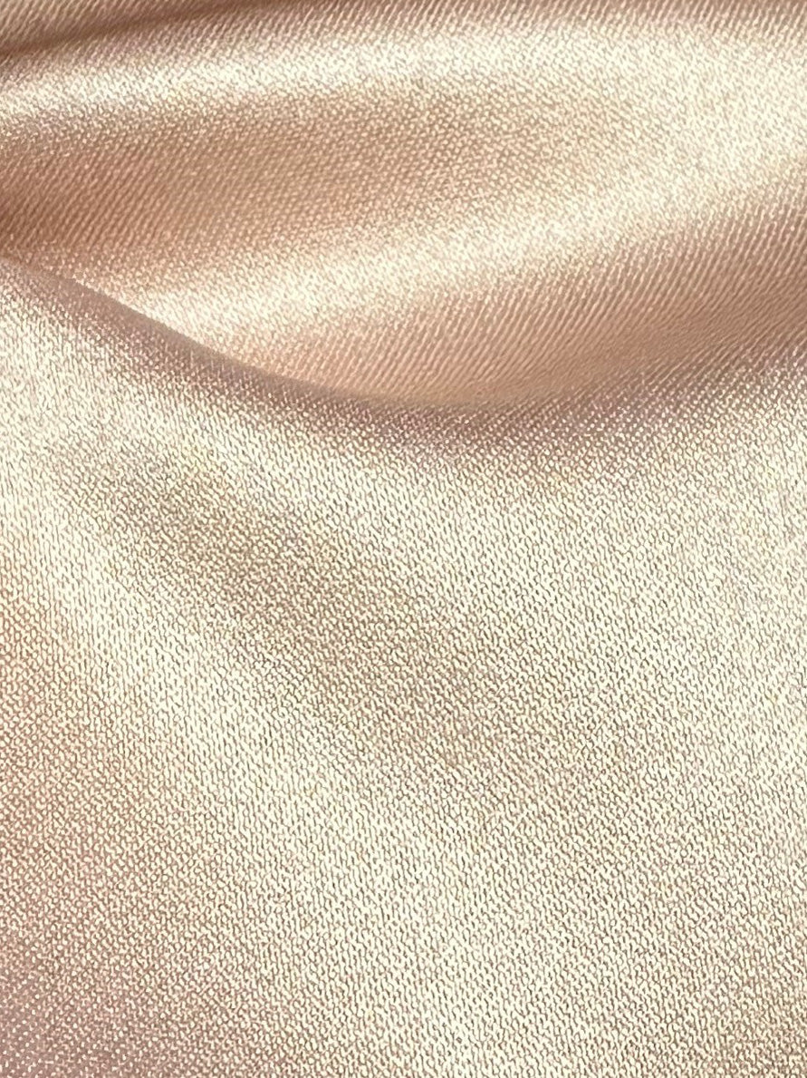 Nude Blush Polyester Satin - Classique