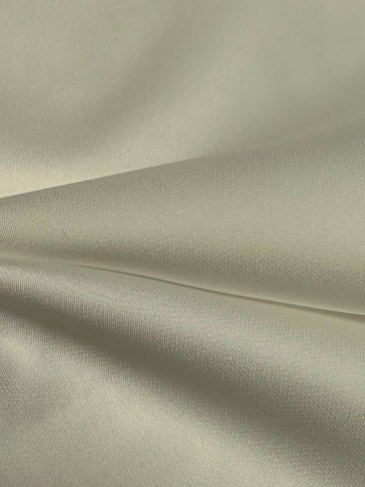 Ivory Polyester Satin - Opulence