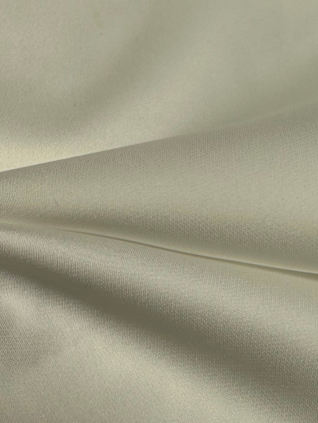 Ivory Polyester Satin - Orongo