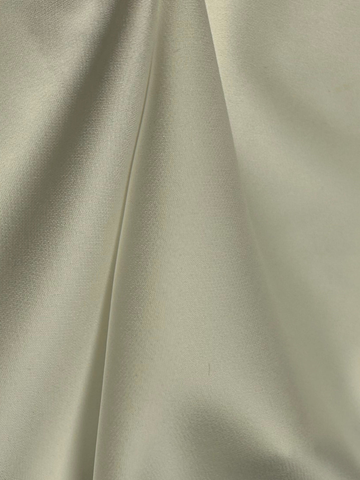 Ivory Polyester Satin - Opulence