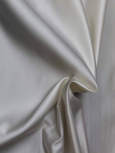 Ivory Polyester Duchess Satin - P42