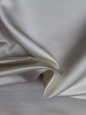 Ivory Polyester Duchess Satin - P42