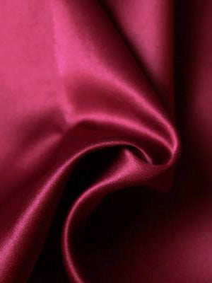 Dark Wine Polyester Lightweight Duchess Satin - P44