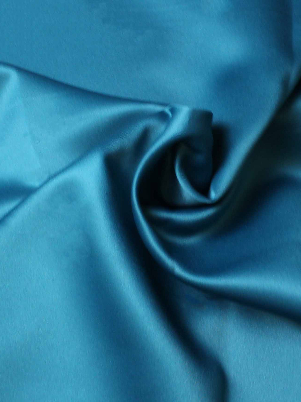 Teal Polyester Lightweight Duchess Satin - P44