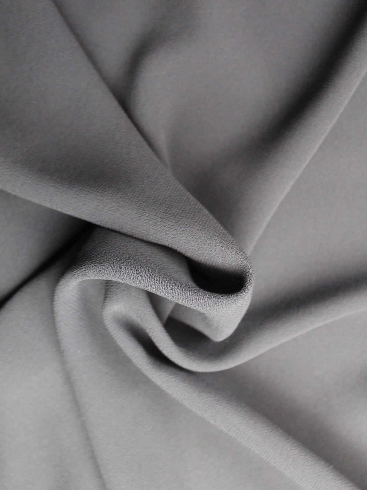 Black Polyester Georgette - P48