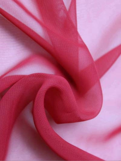 Light Wine Poly Chiffon - P58