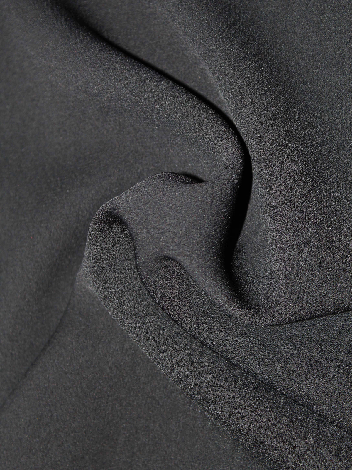 Black Poly Georgette - P62