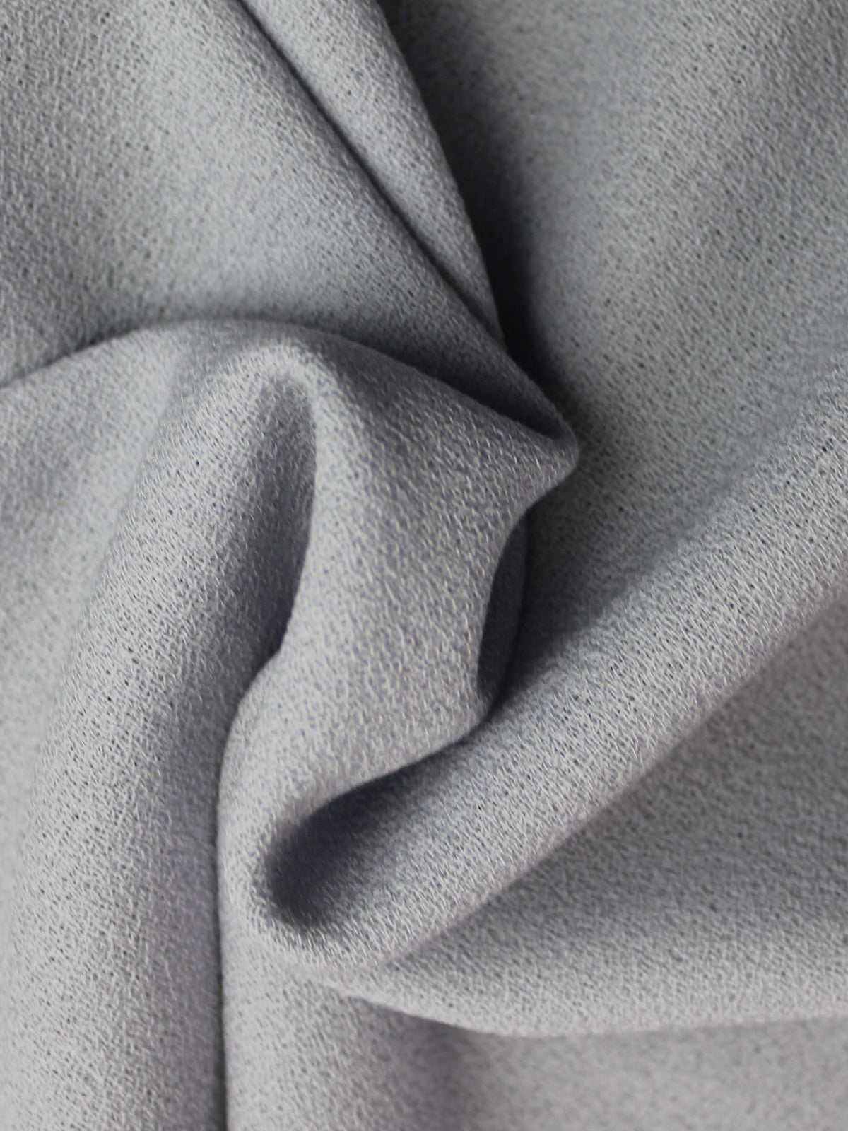 Grey Italian Wool Crepe - P640