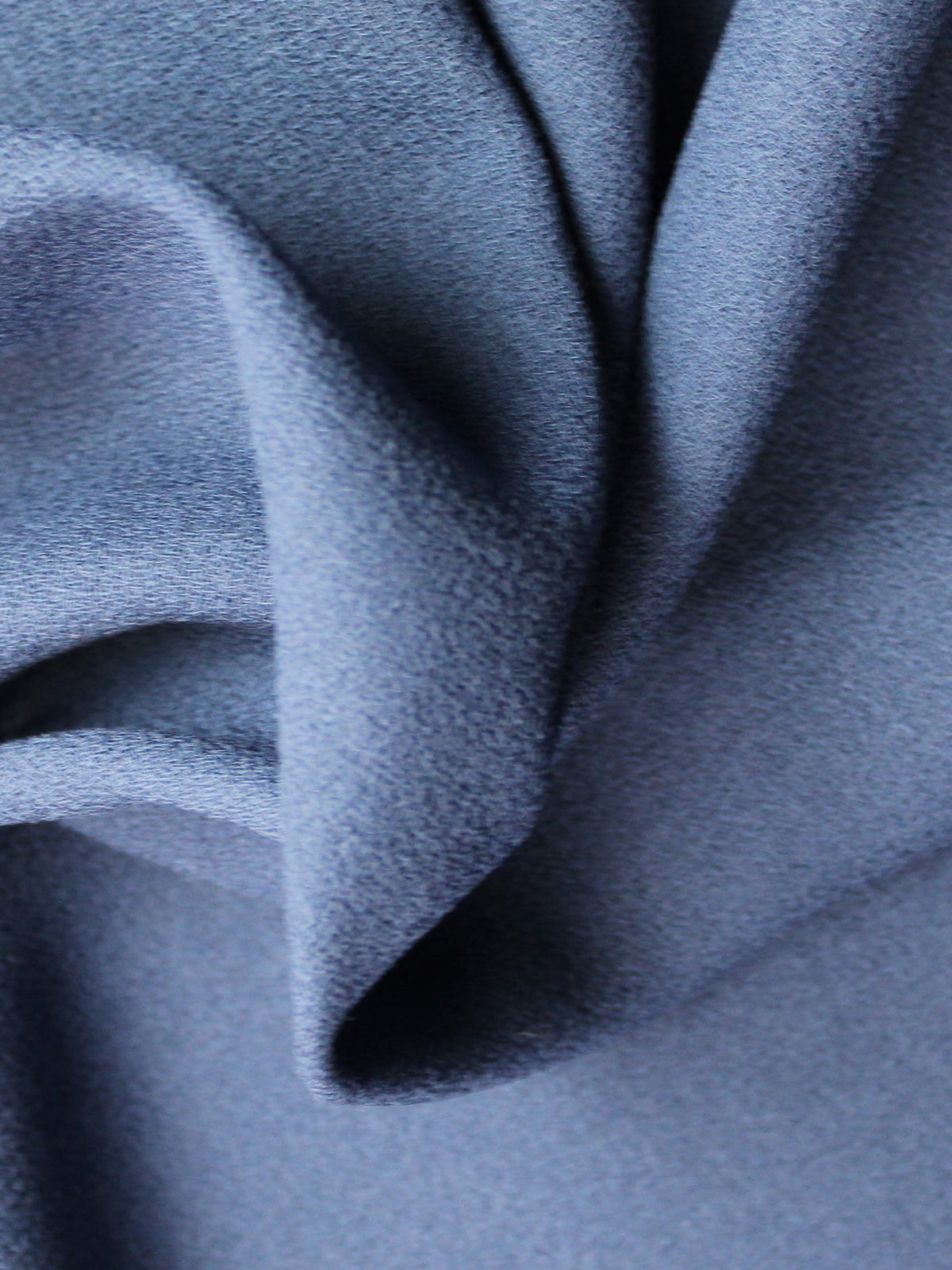Navy Blue Italian Wool Crepe - P640