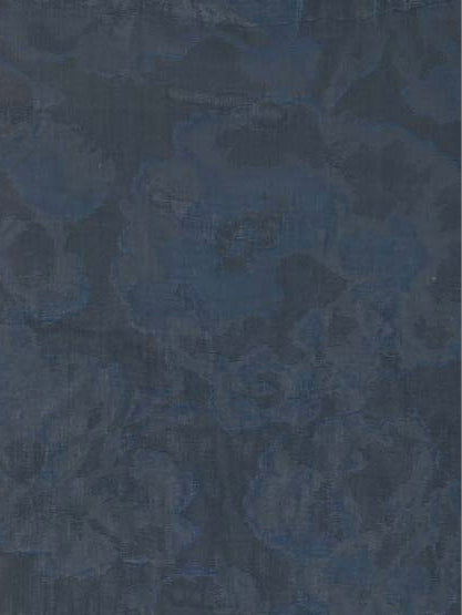 Navy Silk Poly Voile Jacquard - P668