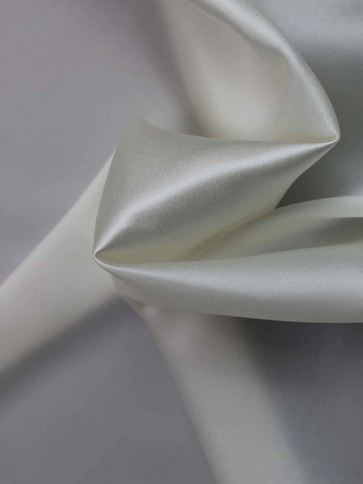 Pale Ivory Silk Lycra Satin - P747
