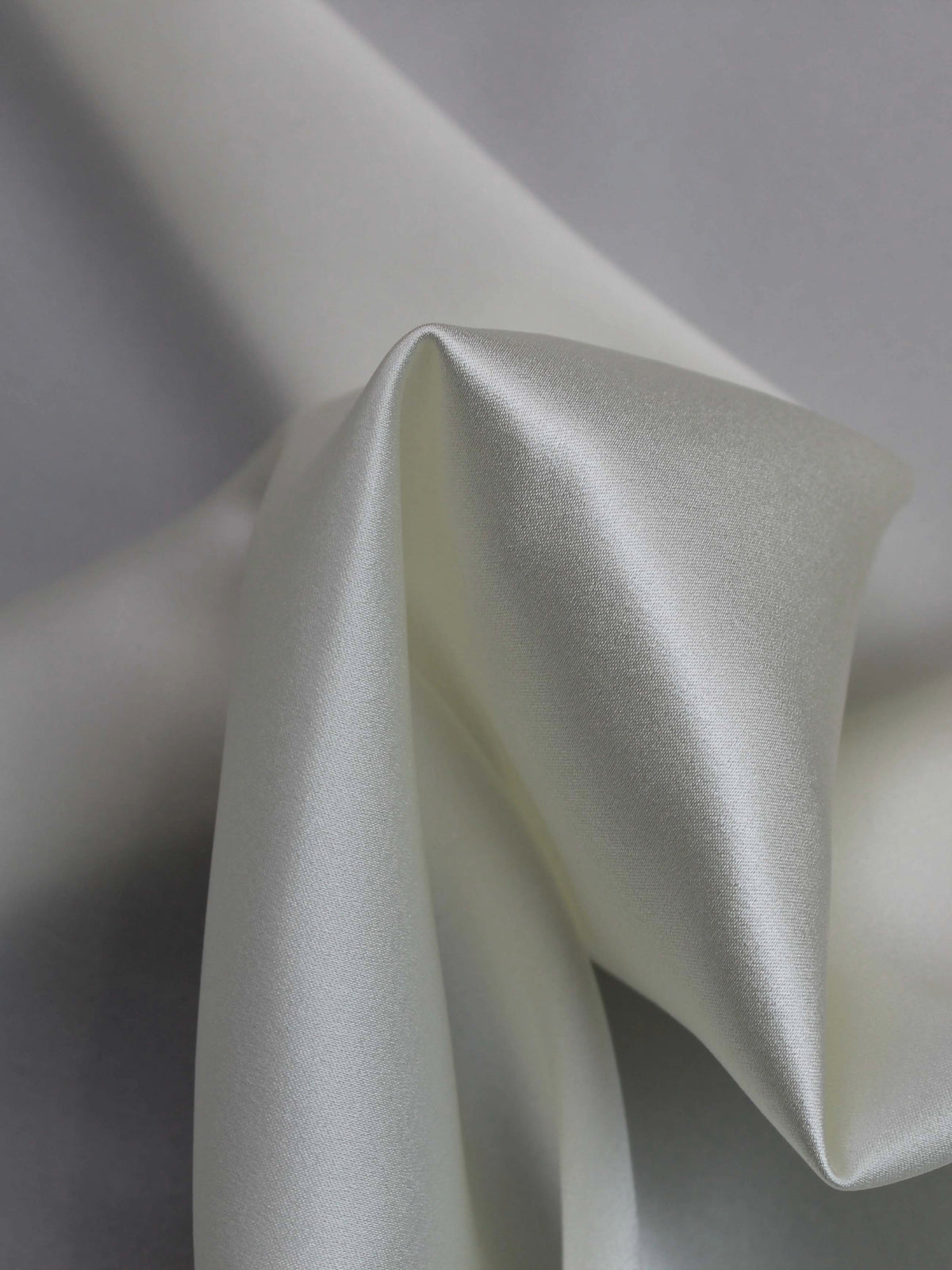 Pale Ivory Silk Lycra Satin - P747