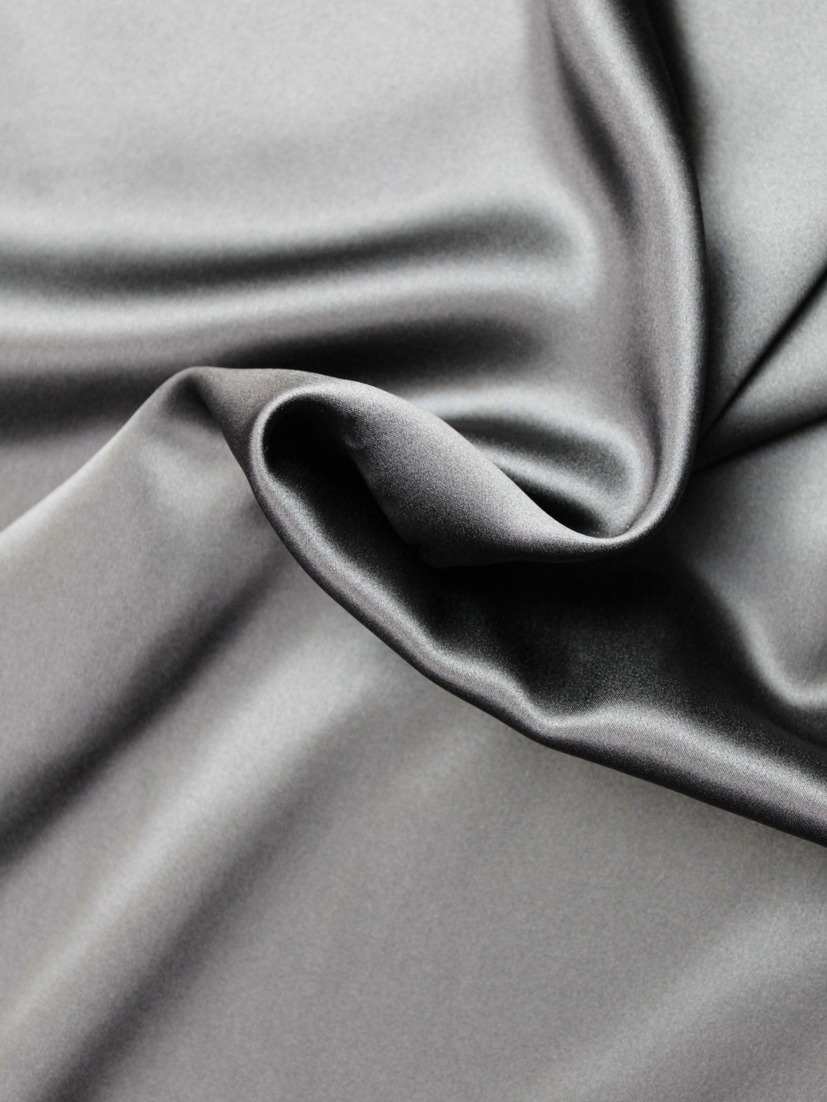 Black Silk Satin - P761