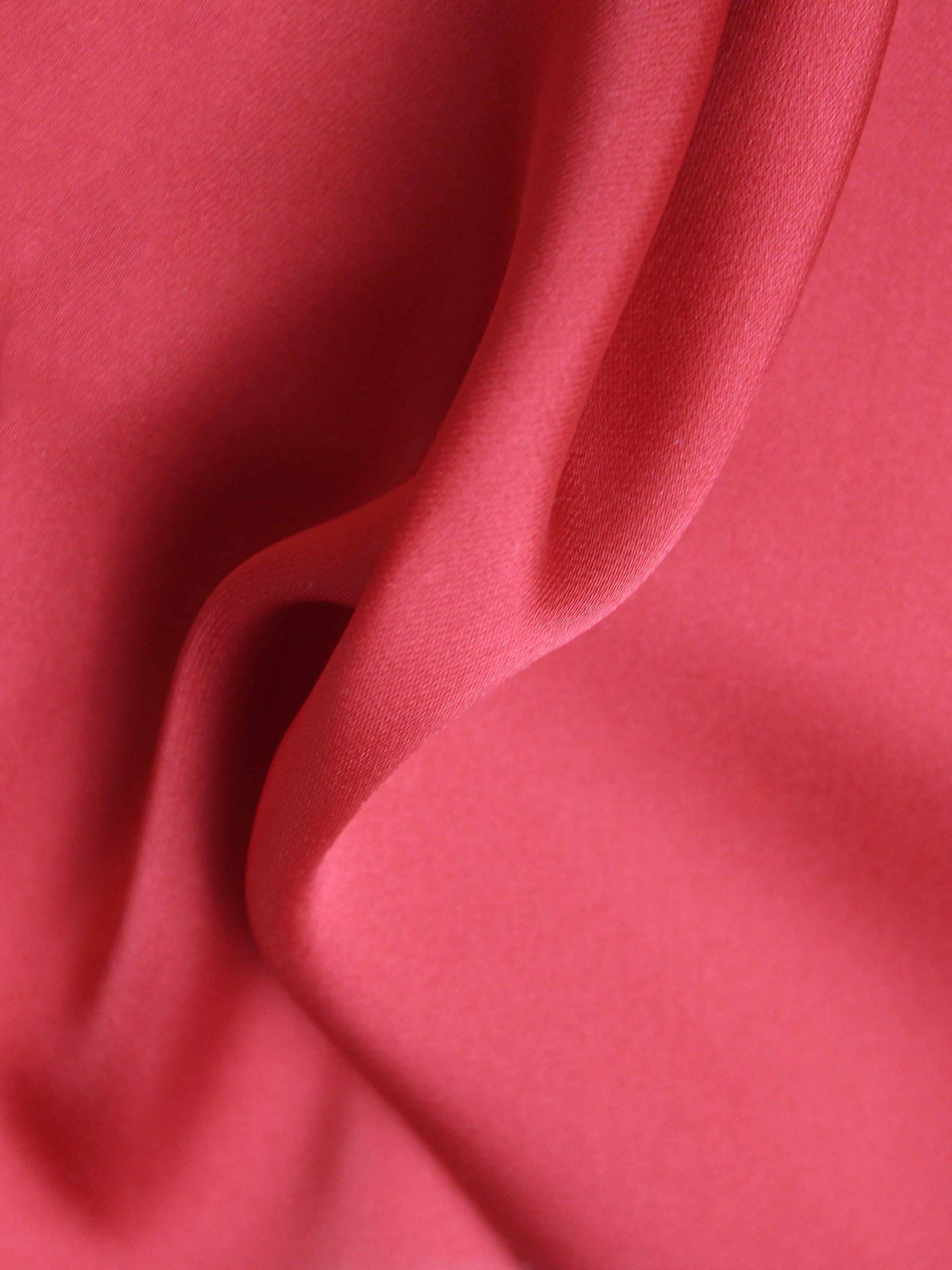 Red Polyester Satin - P78