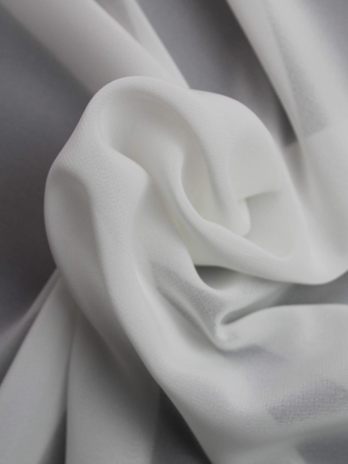 Ivory Cotton Feel Chiffon - PB2001