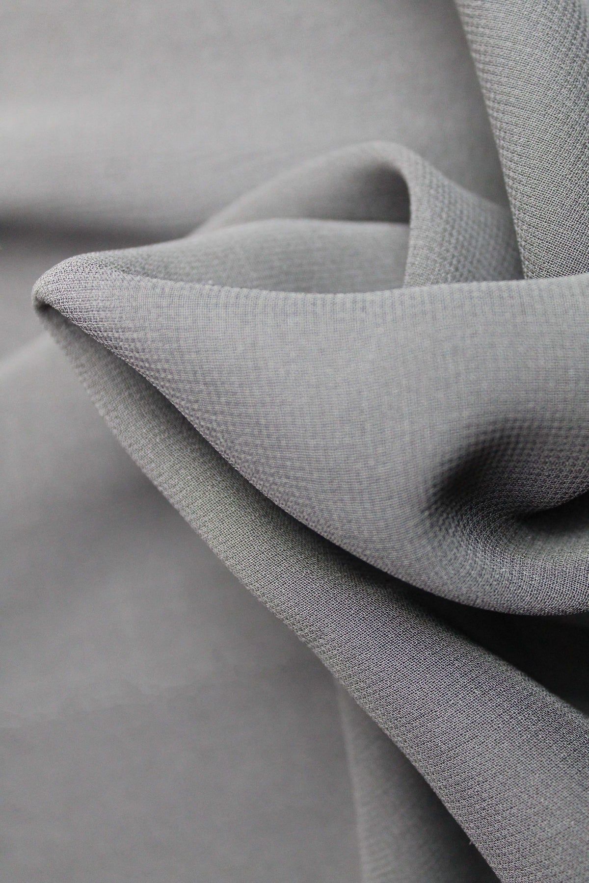 Black Recycled Georgette - PB2004