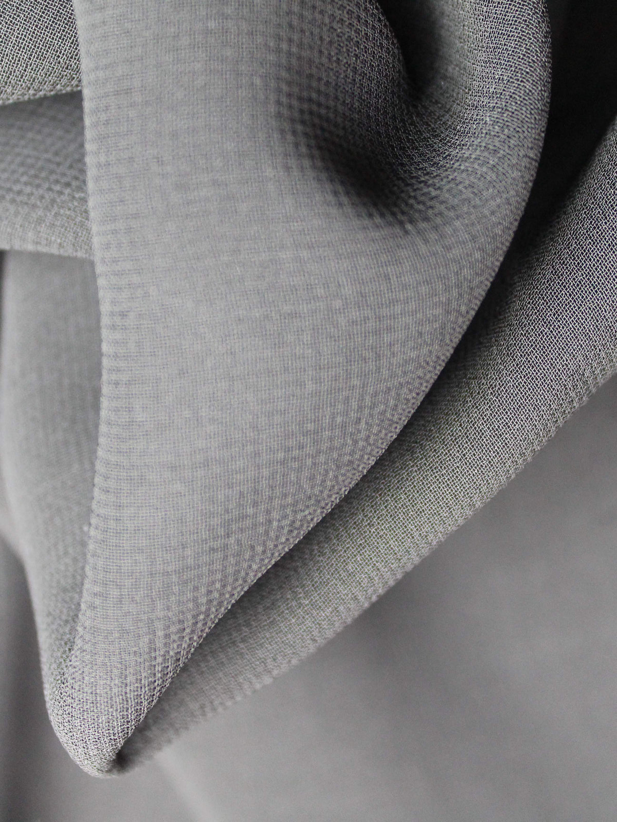 Black Recycled Georgette - PB2004