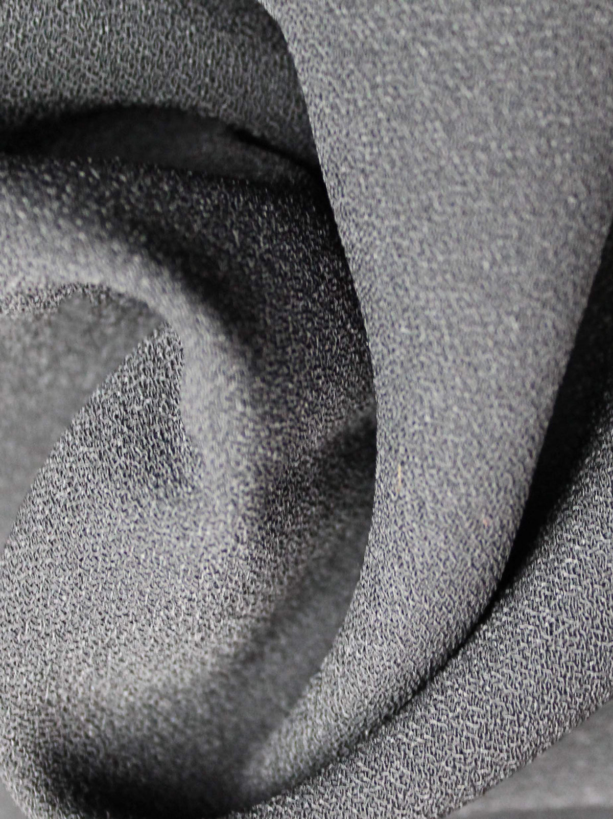 Black Polyester Stretch Crepe - PB4001