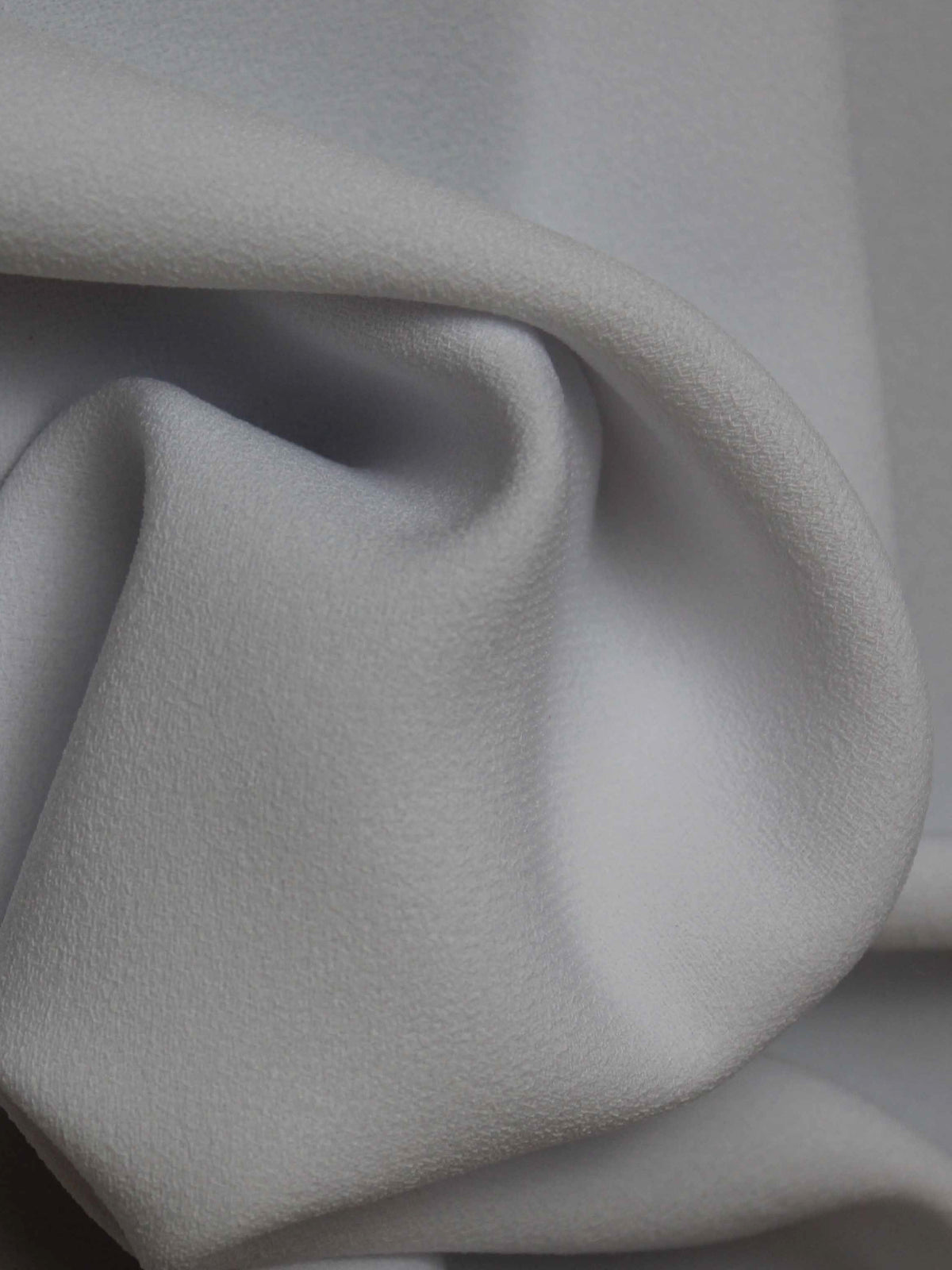 White Polyester Stretch Crepe - PB4001