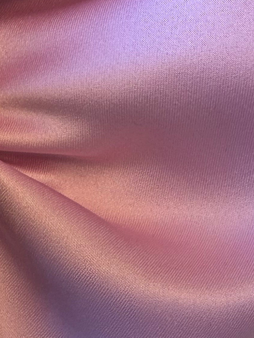 Pink Polyester Satin - Mystique