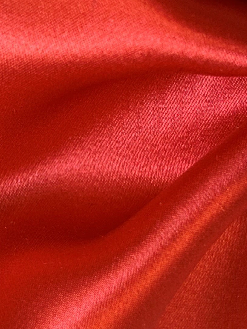 Papaya Silk Satin - Splendour