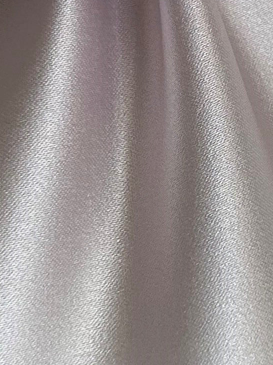 Pastel Pink Polyester Duchess Satin - Contessa