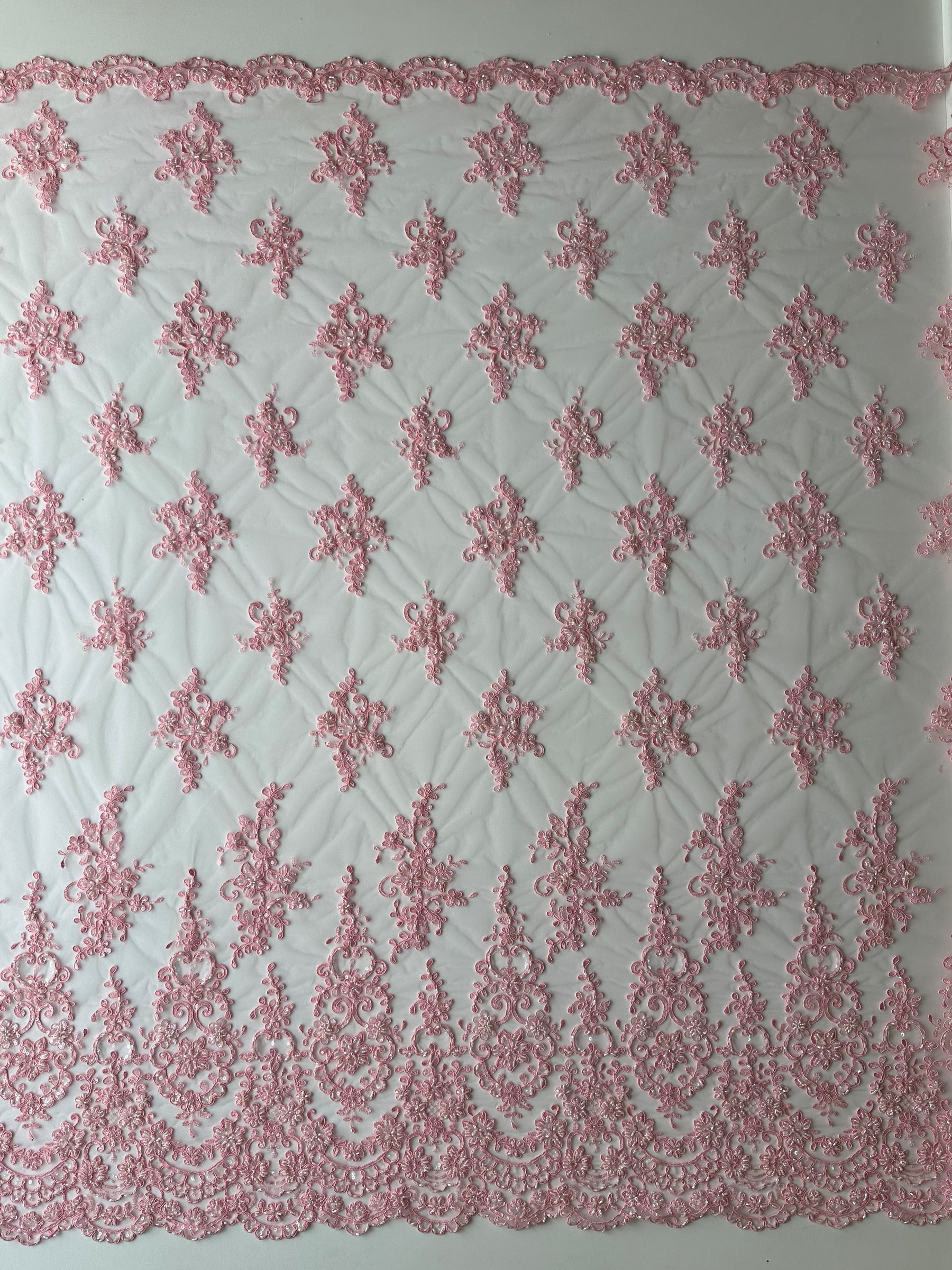 Peony Pink Lace - Alexandra