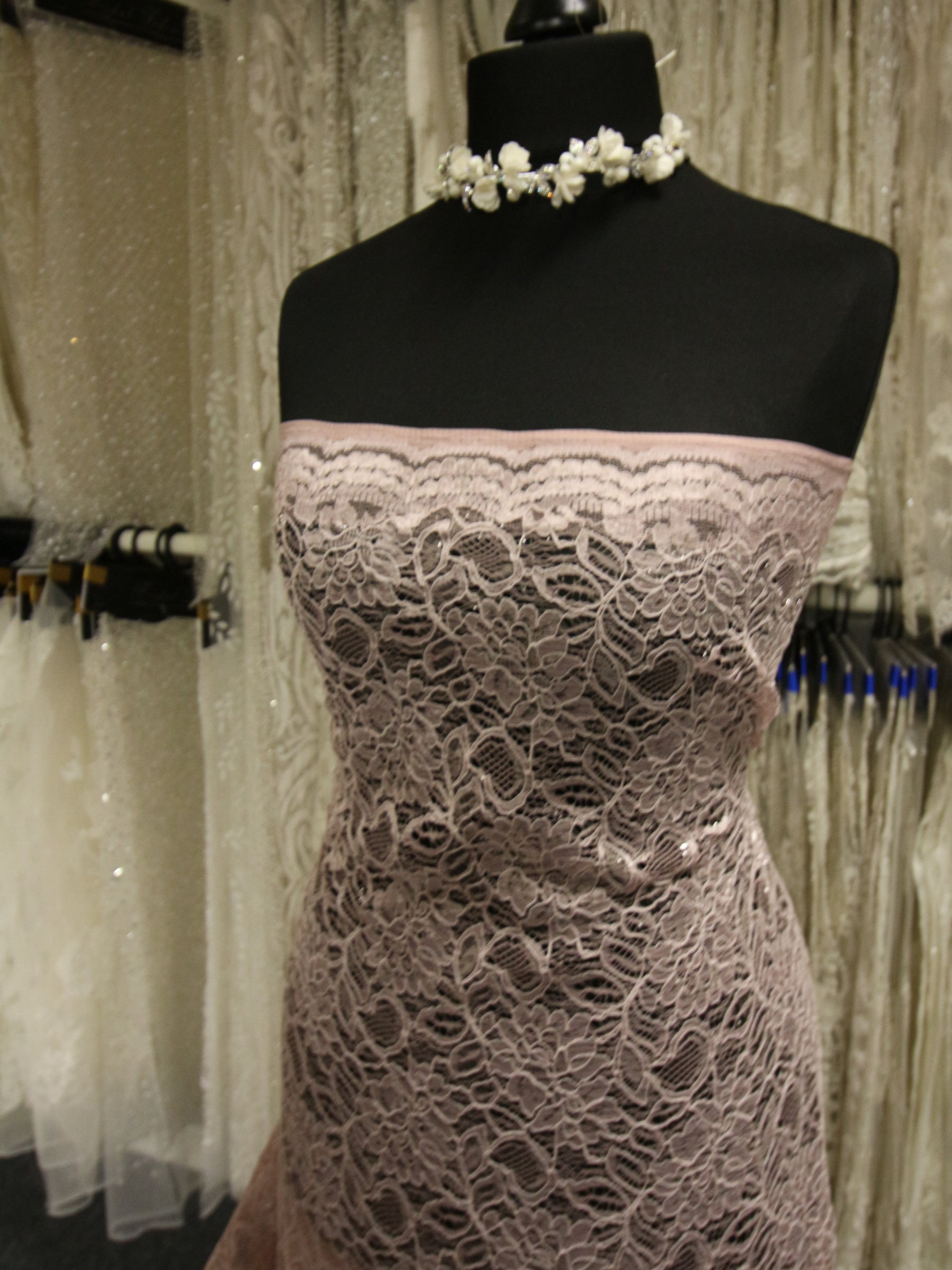 Pink Raschel Lace - Ezra