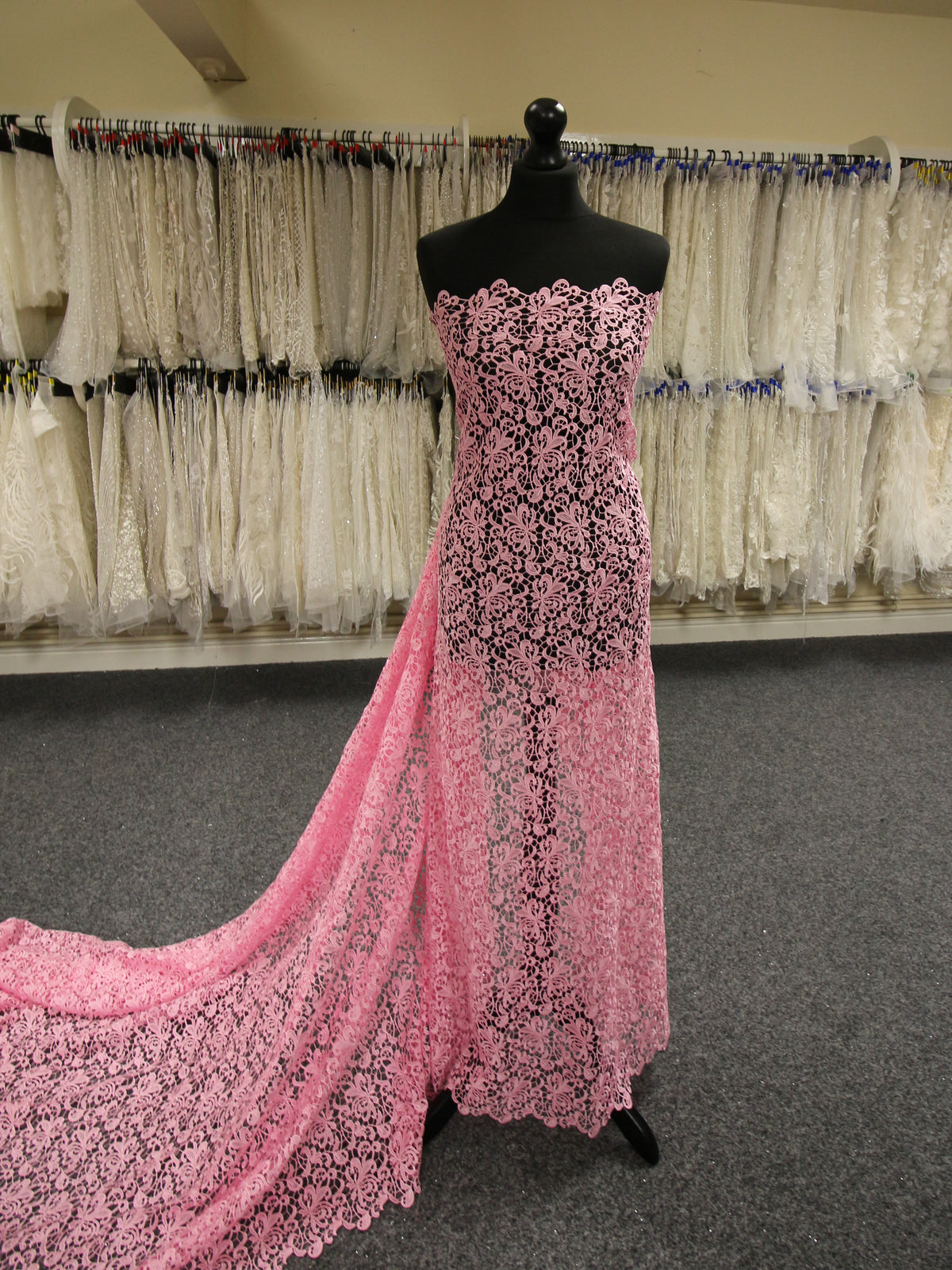 Pink Guipure Lace - Reese